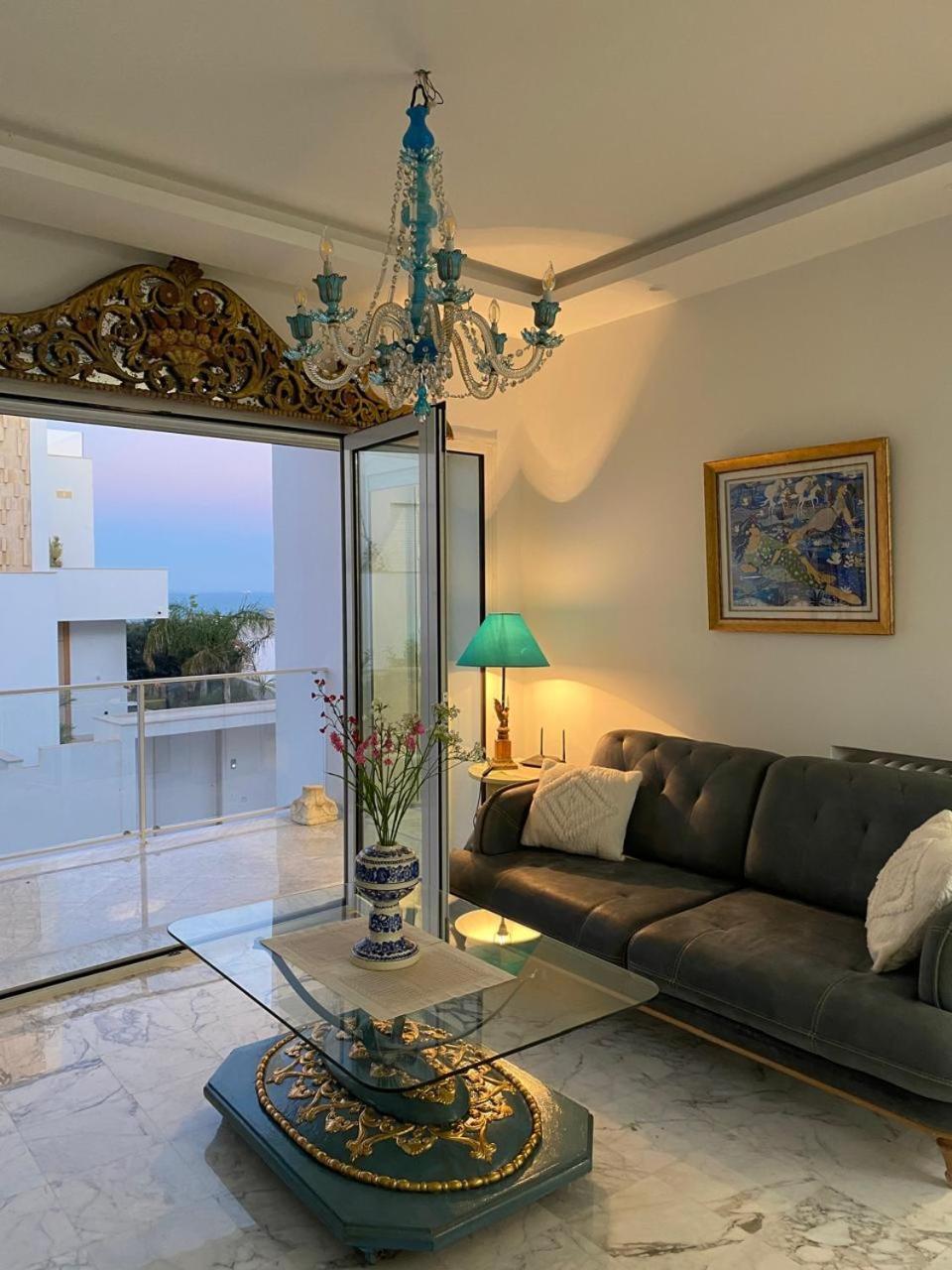 Luxurious Sea View With Private Beach In Gammarth, Marsa Apartment Exterior foto